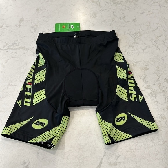 Spooned Men Cycling Bicycle Road Biker Shorts Trianthlon Cyclewear Large NWT - Picture 5 of 16